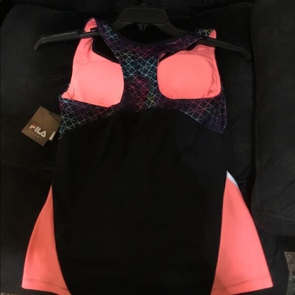 Tru-Dry FILA sport tank with built in bra size S NWT - Picture 4 of 15